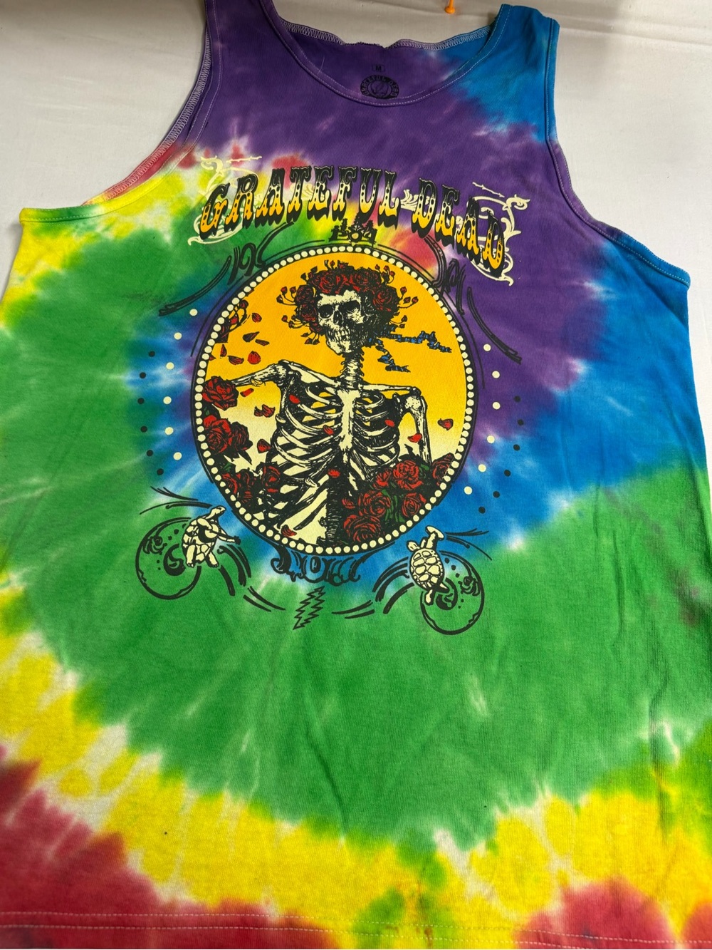Grateful Dead Kids Tie-Dye Tank - Purple, Blue, Green, Yellow, Red